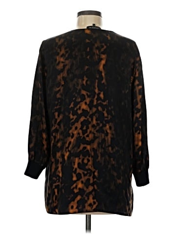 Lafayette 148 New York Long Sleeve Blouse (view 2)
