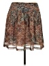 Peruvian Connection 100% Polyester Print Multi Color Brown Casual Skirt Size 6 - photo 1