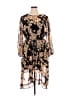Senlis 100% Polyester Floral Black Cocktail Dress Size XL - photo 1