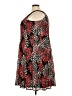 Perceptions Print Red Cocktail Dress Size 2X - photo 5