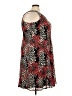 Perceptions Print Red Cocktail Dress Size 2X - photo 4