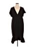 Quiz Solid Black Cocktail Dress Size UK 20 / US 16 - photo 1
