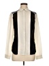 Topshop Color Block Ivory Long Sleeve Blouse Size 6 - photo 1
