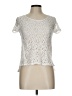 Delia's Ivory Short Sleeve Top Size L - photo 1