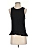 Chaser 100% Cotton Black Sleeveless Blouse Size S - photo 1