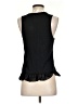 Chaser 100% Cotton Black Sleeveless Blouse Size S - photo 2