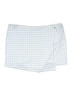 Wallflower Checkered-gingham Blue Casual Skirt Size 3X - photo 1