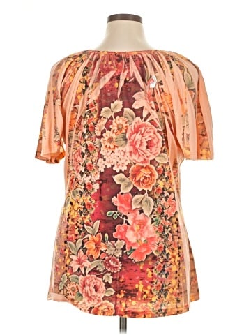 Saint Tropez West Short Sleeve Blouse (view 2)