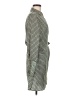 H&M 100% Polyester Green Casual Dress Size M - photo 4