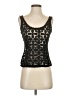 Intermix 100% Cotton Black Sleeveless Top Size P (petite) - photo 1