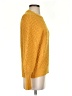 Twelfth Love Solid Yellow Pullover Sweater Size S - photo 4