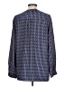 Pleione 100% Polyester Blue Long Sleeve Blouse Size L - photo 2