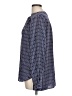 Pleione 100% Polyester Blue Long Sleeve Blouse Size L - photo 5