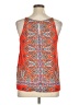 verse 100% Rayon Orange Sleeveless Blouse Size XL - photo 2