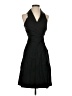 Just Fab Solid Black Cocktail Dress Size S - photo 1