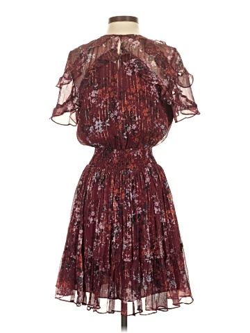 Shoshanna Short Sleeve Silk Top (view 2)
