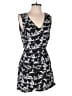 ASOS 100% Polyester Graphic Black Romper Size 4 - photo 1