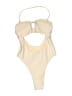 Cupshe Tweed Ivory One Piece Swimsuit Size S - photo 1