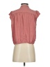 Theory 100% Silk Pink Sleeveless Silk Top Size 0 - photo 2