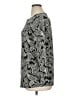 Roaman's 100% Cotton Paisley Silver 3/4 Sleeve Top Size 14 - 16 - photo 5