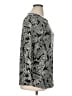 Roaman's 100% Cotton Paisley Silver 3/4 Sleeve Top Size 14 - 16 - photo 4