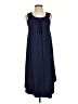 Spense Solid Blue Casual Dress Size XS - photo 1