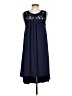 Spense Solid Blue Casual Dress Size XS - photo 2