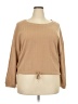 One Step Up Tan Pullover Sweater Size 3X - photo 1