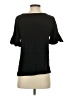 Max Studio Black Short Sleeve Top Size S - photo 2