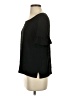 Max Studio Black Short Sleeve Top Size S - photo 5