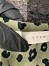 Lush 100% Polyester Animal Print Green 3/4 Sleeve Blouse Size M - photo 7