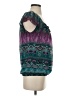 Wrapper 100% Polyester Teal Sleeveless Blouse Size XS - photo 4