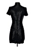 Haney Metallic Black Cocktail Dress Size 0 - photo 2