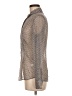 Banana Republic 100% Polyester Polka Dots Gray Long Sleeve Blouse Size 6 - photo 5