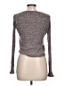 Hollister Metallic Gray Pullover Sweater Size L - photo 2