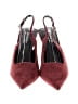 Assorted Brands Color Block Burgundy Heels Size 8 1/2 - photo 2