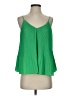 Almost Pink 100% Polyester Green Sleeveless Blouse Size S - photo 1