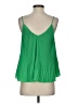 Almost Pink 100% Polyester Green Sleeveless Blouse Size S - photo 2