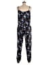 Kittenish 100% Polyester Graphic Black Jumpsuit Size M - photo 2