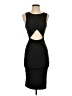 21 Saints Solid Black Cocktail Dress Size S - photo 1
