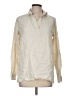Old Navy 100% Lyocell Ivory Long Sleeve Blouse Size M (tall) - photo 1