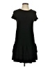 MNG Solid Black Casual Dress Size 4 - photo 1