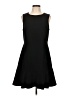 1.State 100% Polyester Solid Black Casual Dress Size 12 - photo 1