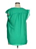 Vince Camuto 100% Polyester Green Short Sleeve Blouse Size 1X - photo 2