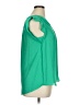 Vince Camuto 100% Polyester Green Short Sleeve Blouse Size 1X - photo 4
