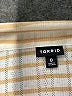Torrid Stripes Ivory Short Sleeve Blouse Size Lg Plus (0) - photo 7