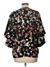 CAbi 100% Polyester Floral Black 3/4 Sleeve Blouse Size L - photo 2