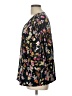 CAbi 100% Polyester Floral Black 3/4 Sleeve Blouse Size L - photo 5