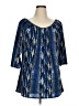 Annalee + Hope Blue 3/4 Sleeve Blouse Size XL - photo 1