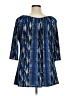 Annalee + Hope Blue 3/4 Sleeve Blouse Size XL - photo 2